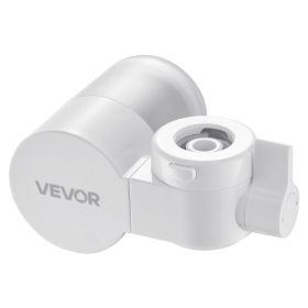 Faucet Mount Water Filter Sink Water Purifier for Kitchen Horizontal White