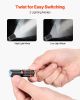 Keychain Flashlight Rechargeable Mini Flashlight 200 High Lumens IPX7 Waterproof