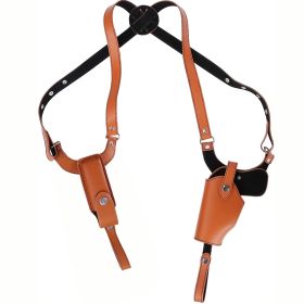 Shoulder Holster With Adjustable Straps Magazine Holder (Option: Brown)